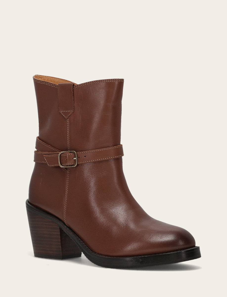 Frye Women's Walnut Rylee Belted Inside Zip Boot / Walnut