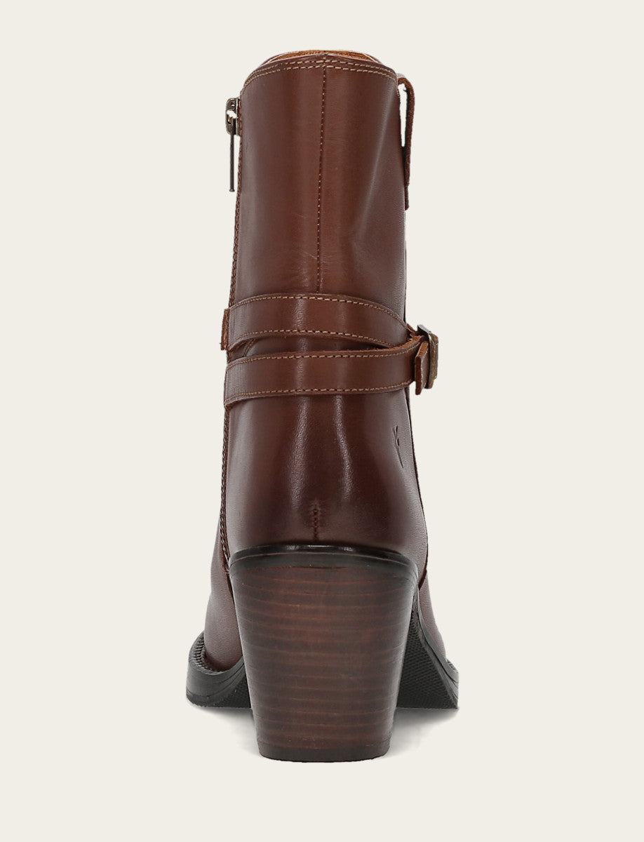 Frye Women's Walnut Rylee Belted Inside Zip Boot / Walnut