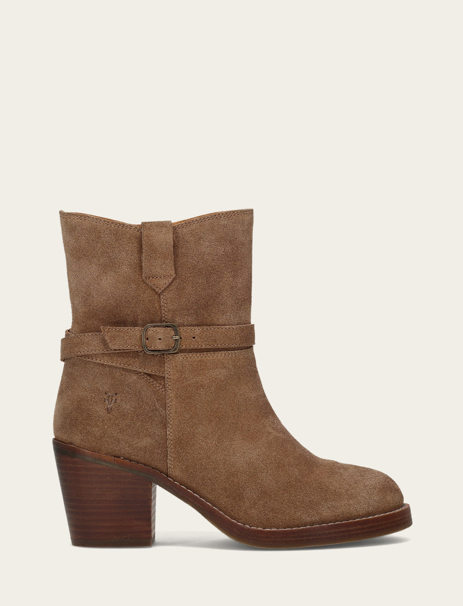 Frye Women's Mushroom Rylee Belted Inside Zip Boot / Mushroom