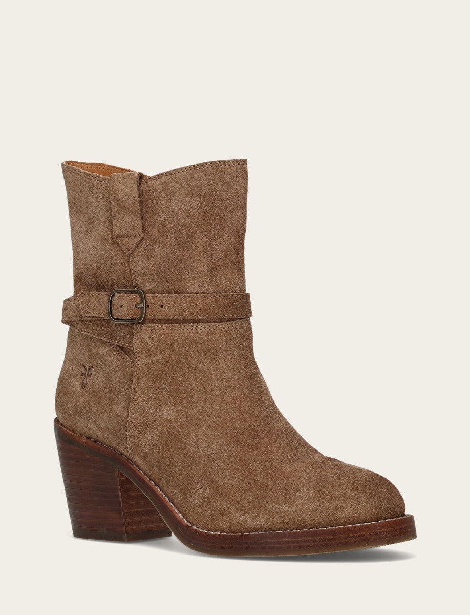 Frye Women's Mushroom Rylee Belted Inside Zip Boot / Mushroom