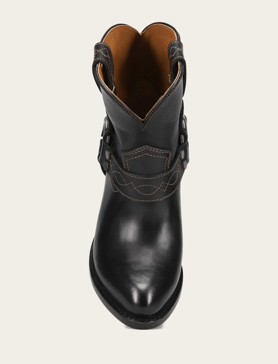 Frye Women's Black Billy Short Harness Booties / Black