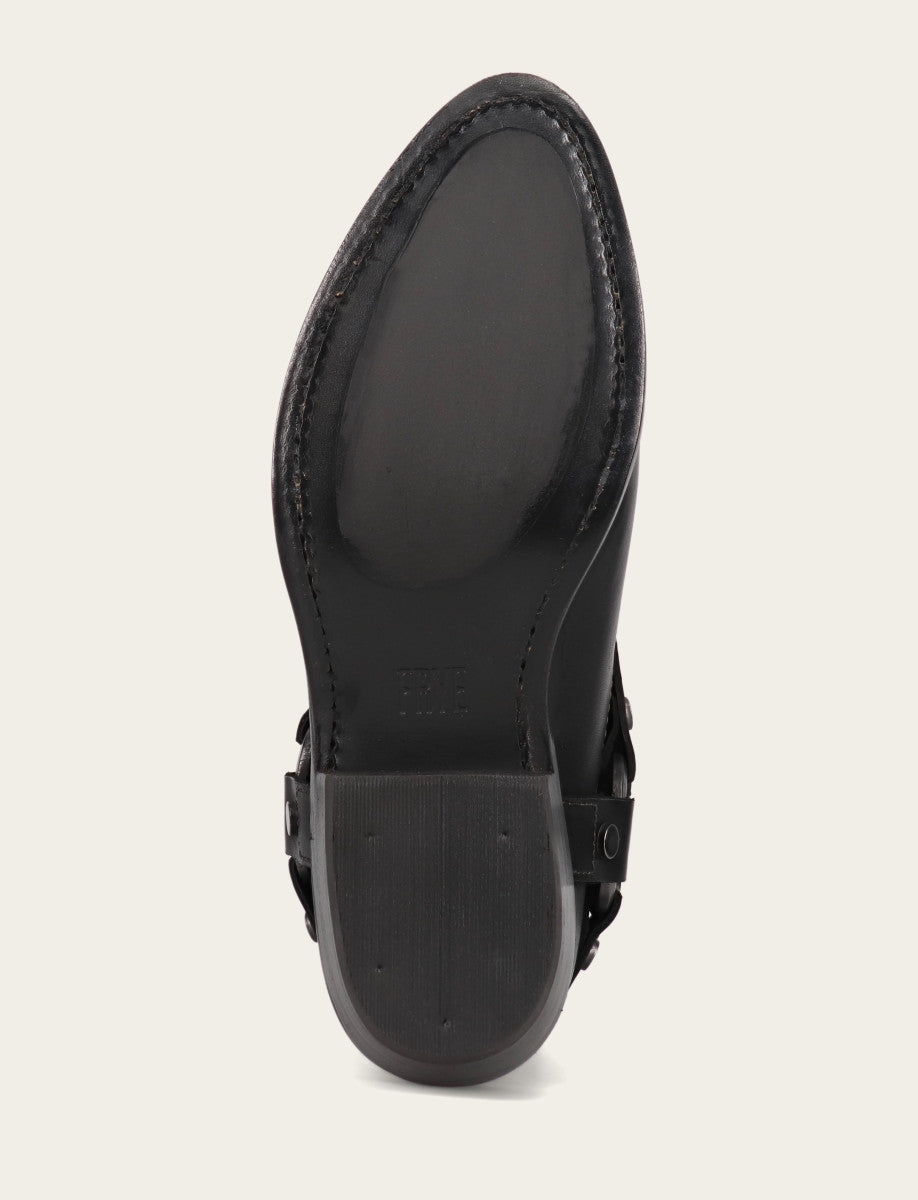 Frye Women's Black Billy Short Harness Booties / Black