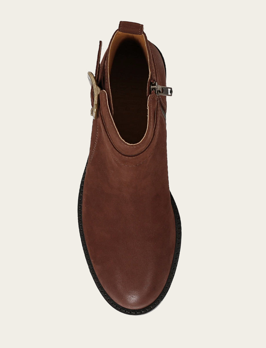 Frye Women's Brown Piper Booties / Brown