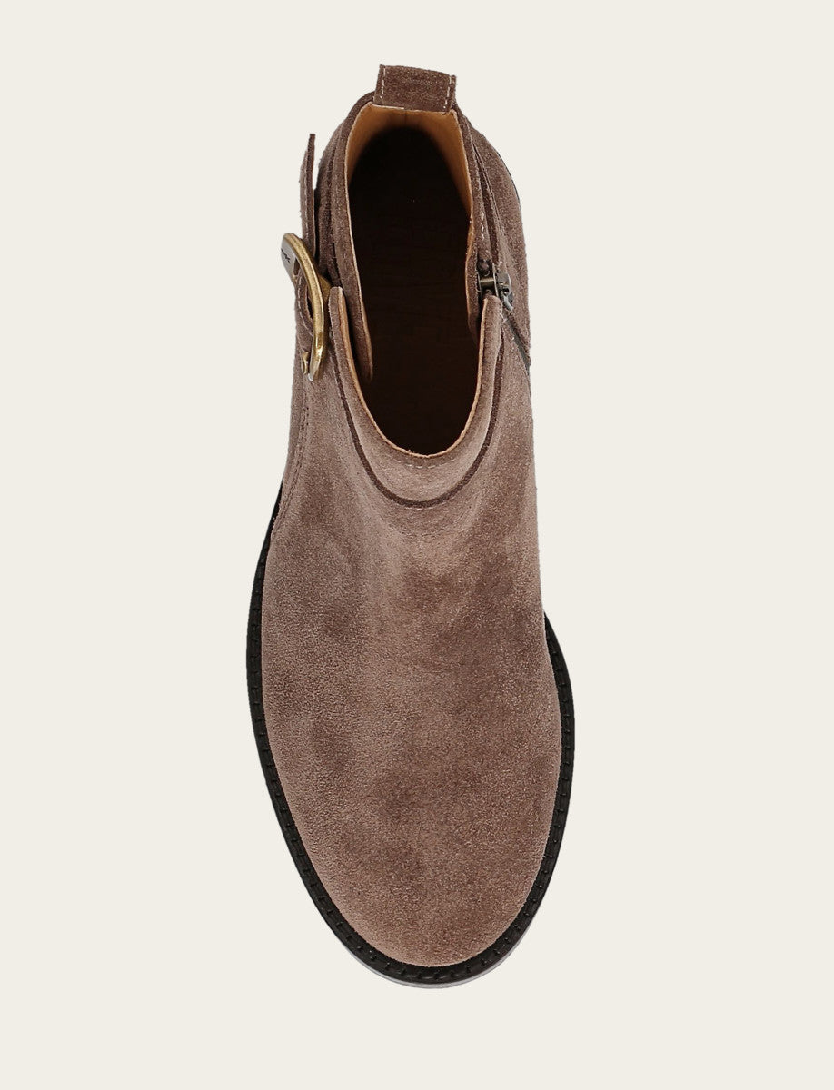 Frye Women's Taupe Piper Booties / Taupe