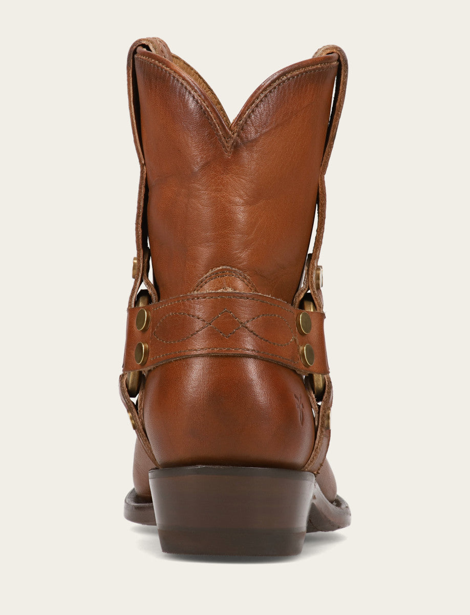 Frye Women's Saddle Billy Short Harness Booties / Saddle