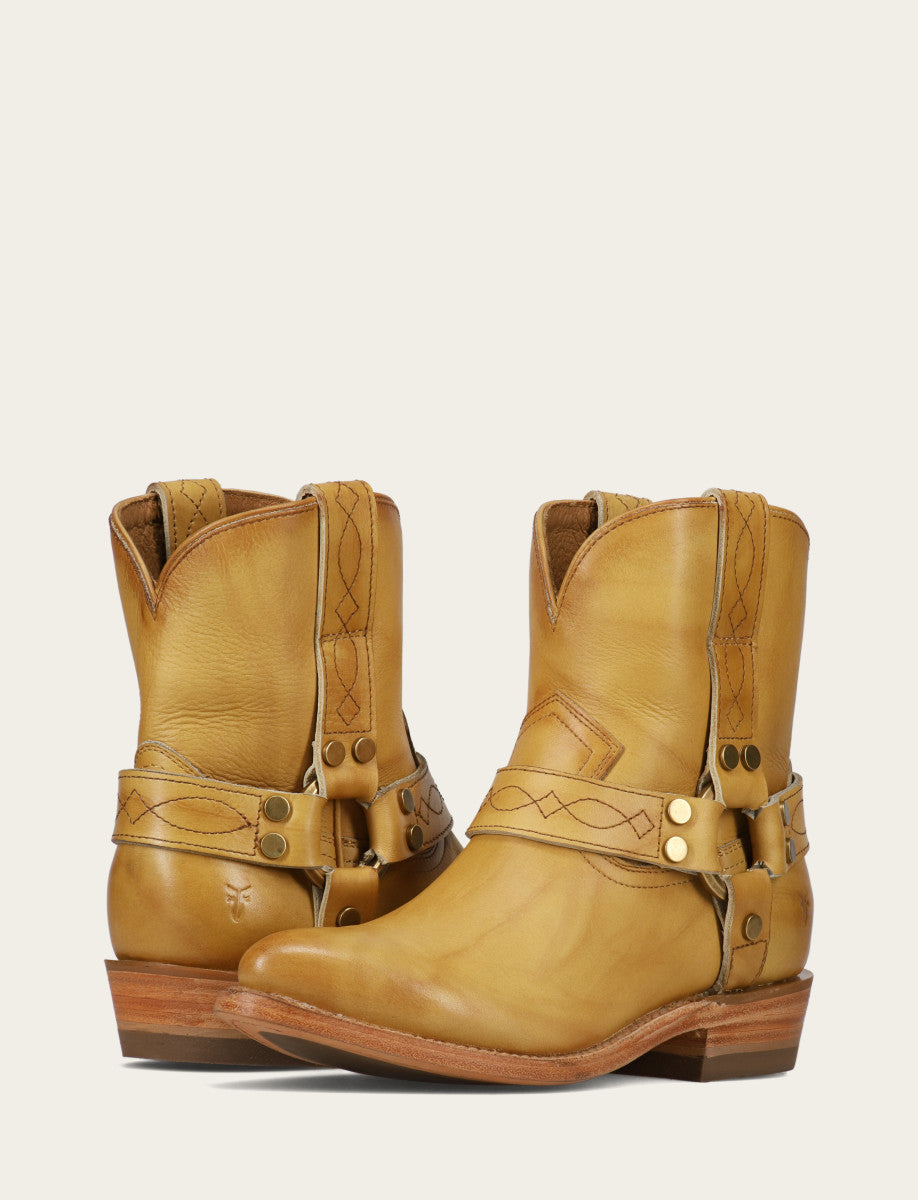 Frye Women's Banana Billy Short Harness Booties / Banana