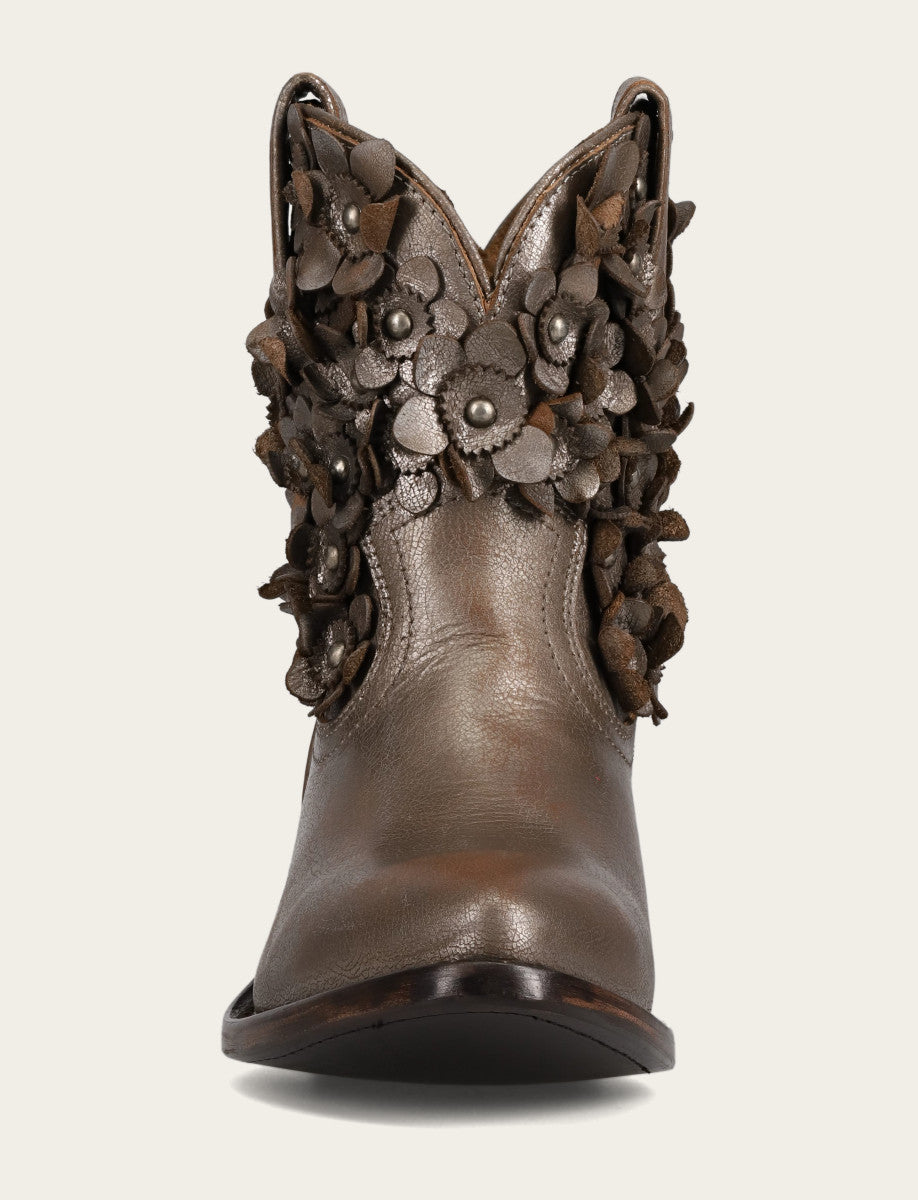 Frye Women's Metallic Stone Billy Flower Boot / Metallic Stone