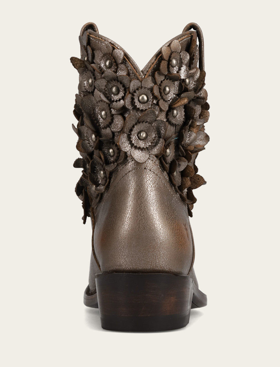 Frye Women's Metallic Stone Billy Flower Boot / Metallic Stone