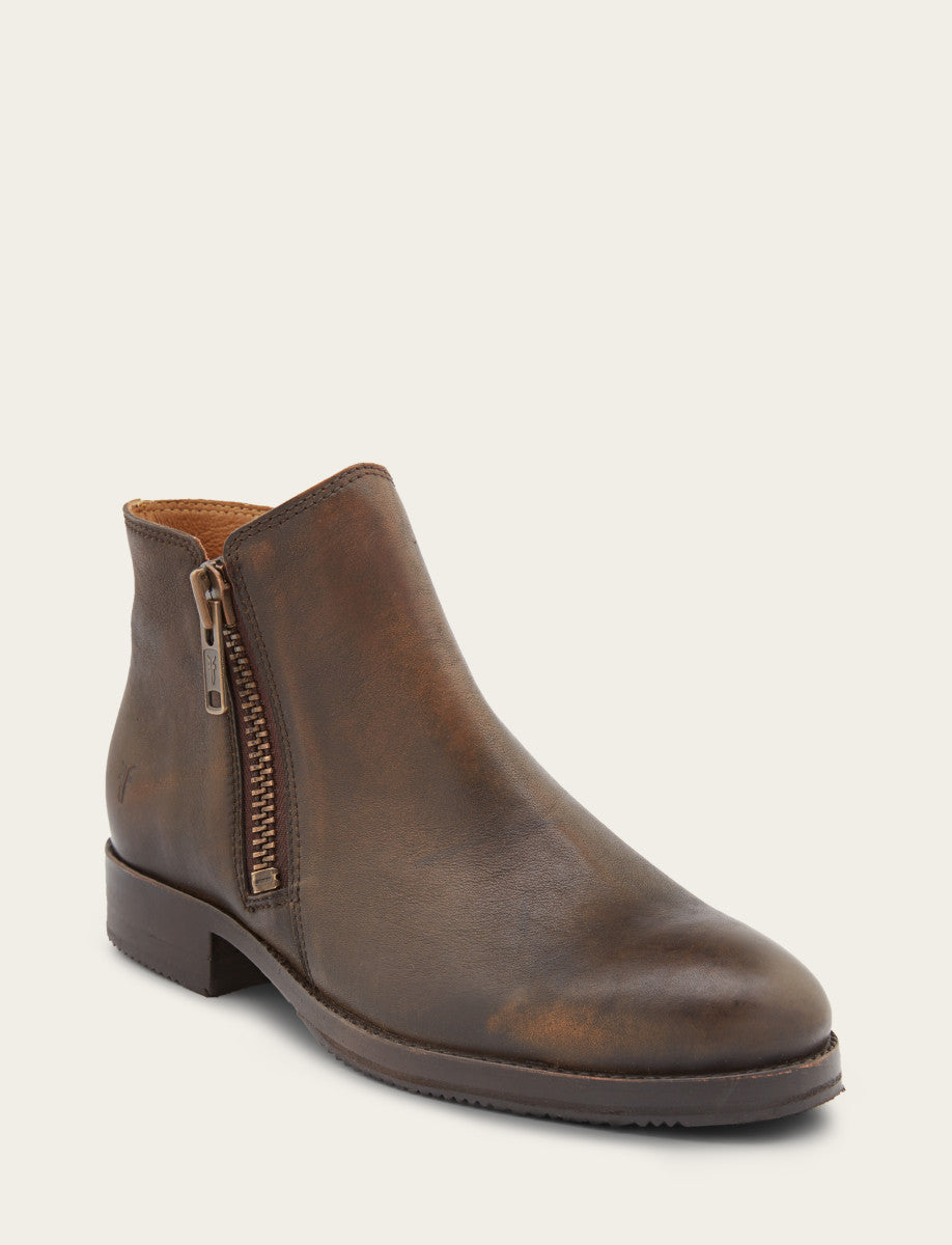 Frye Women's Dark Brown Madison Moto Shooties / Dark Brown
