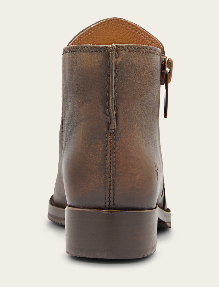 Frye Women's Dark Brown Madison Moto Shooties / Dark Brown