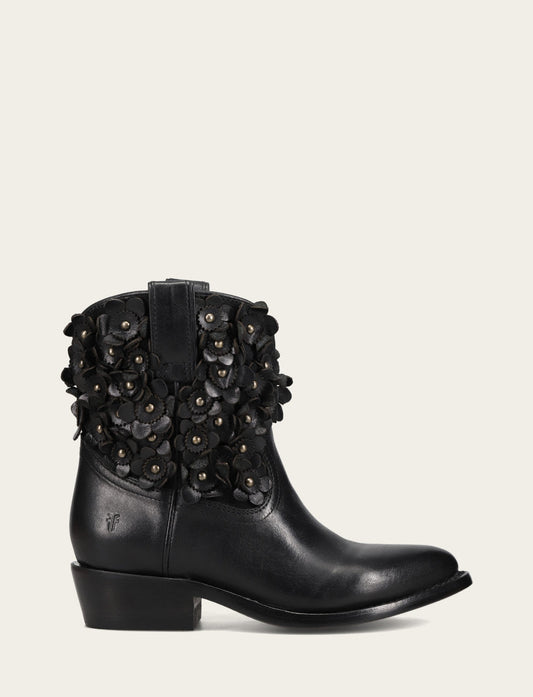 Frye Women's Black Billy Flower Boot / Black