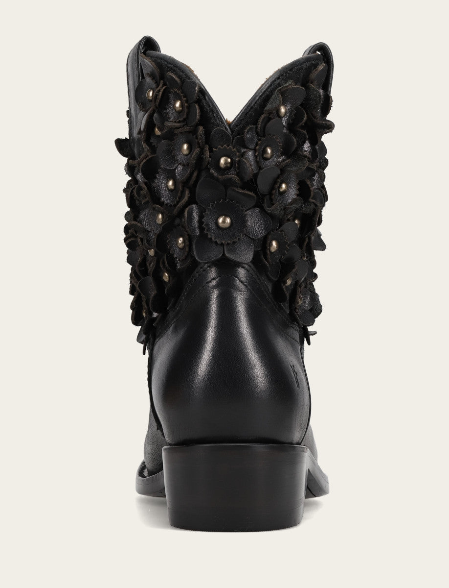 Frye Women's Black Billy Flower Boot / Black