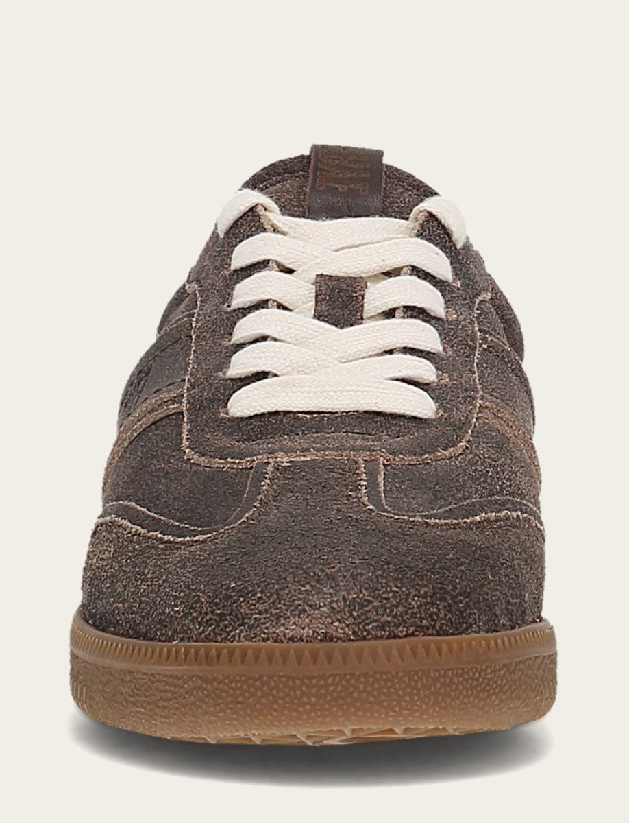 Frye Women's Dark Truffle Milly Low Lace Shearling Sneaker / Dark Truffle