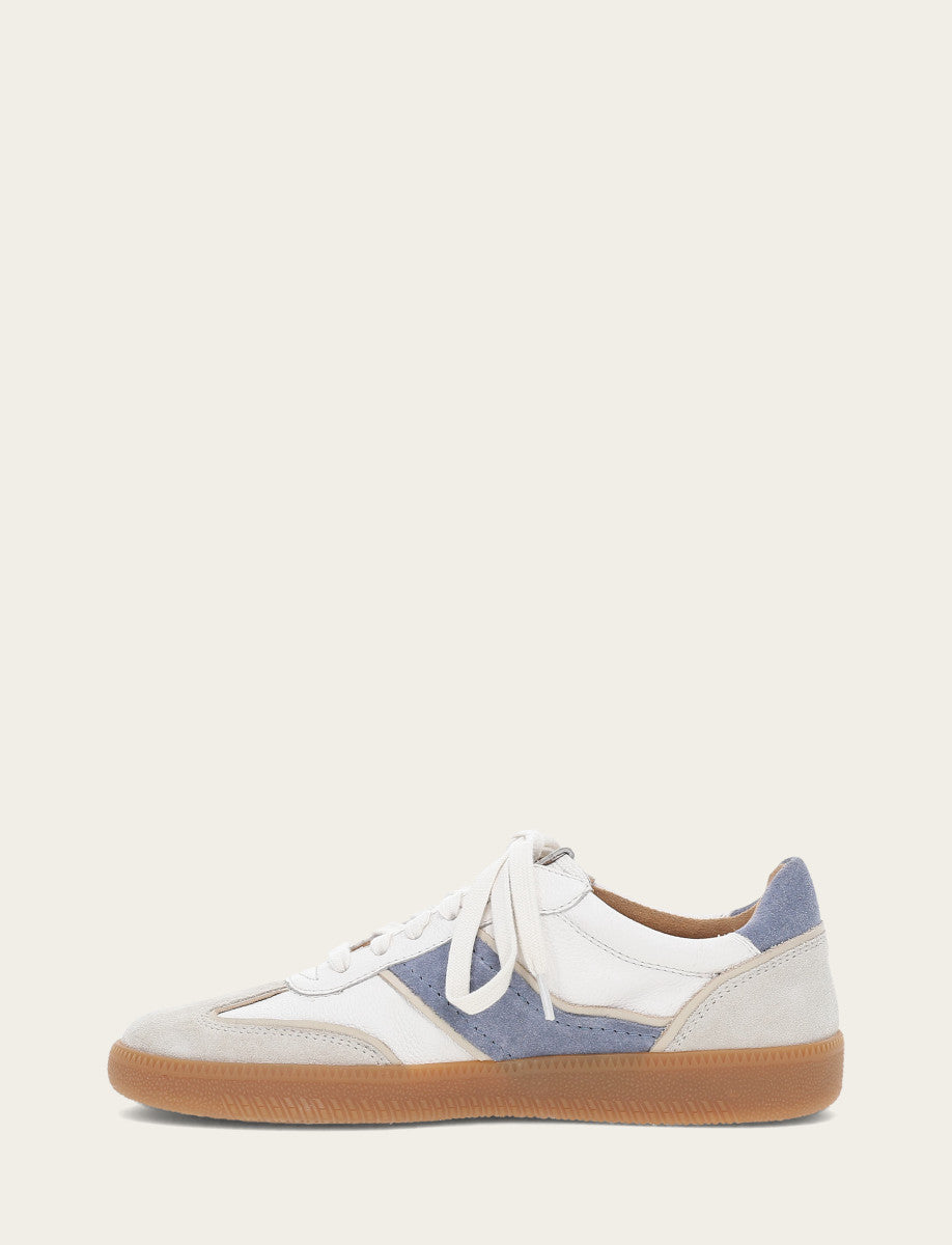 Frye Women's Ivory Azul Milly Low Lace Sneakers / Ivory Azul