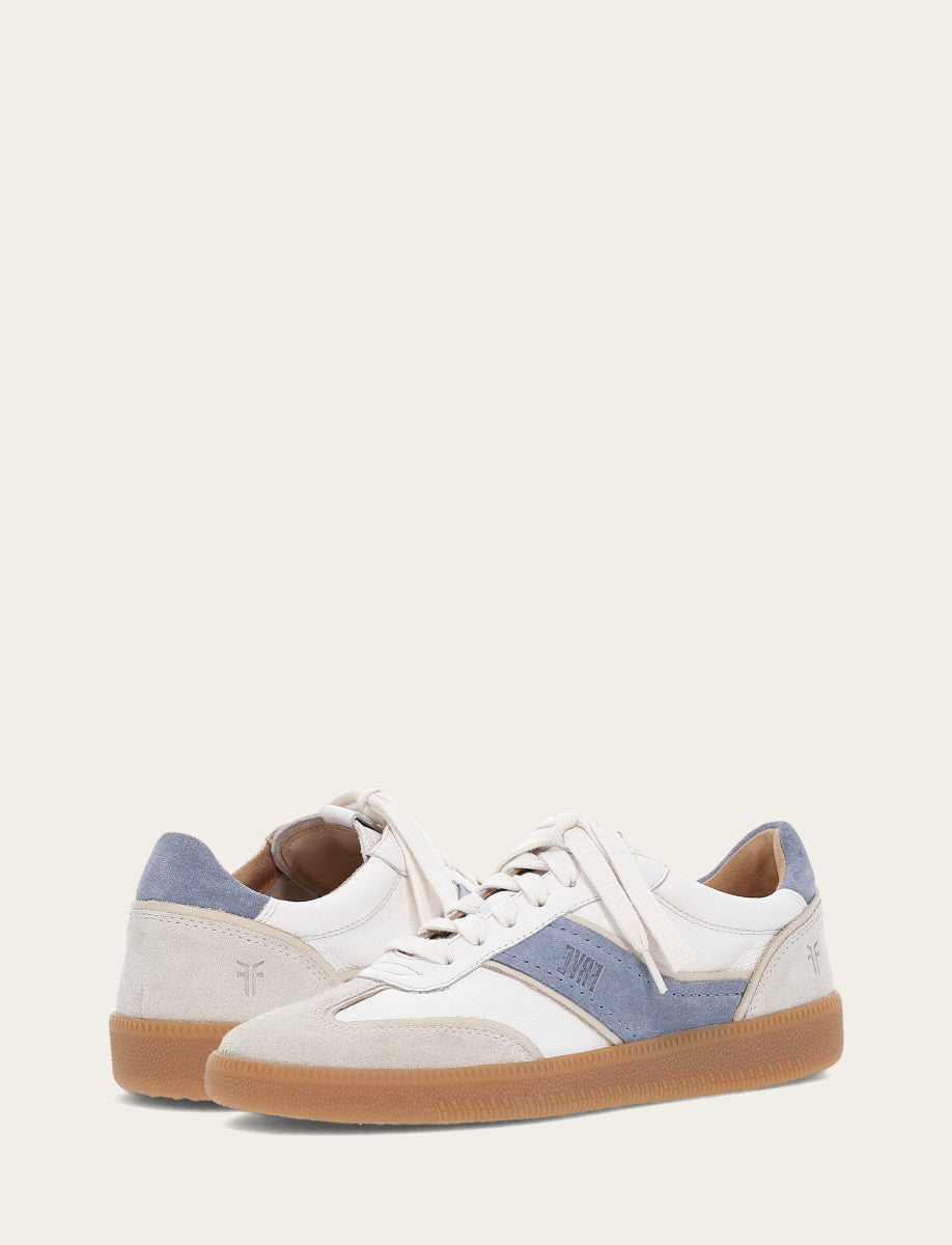 Frye Women's Ivory Azul Milly Low Lace Sneakers / Ivory Azul
