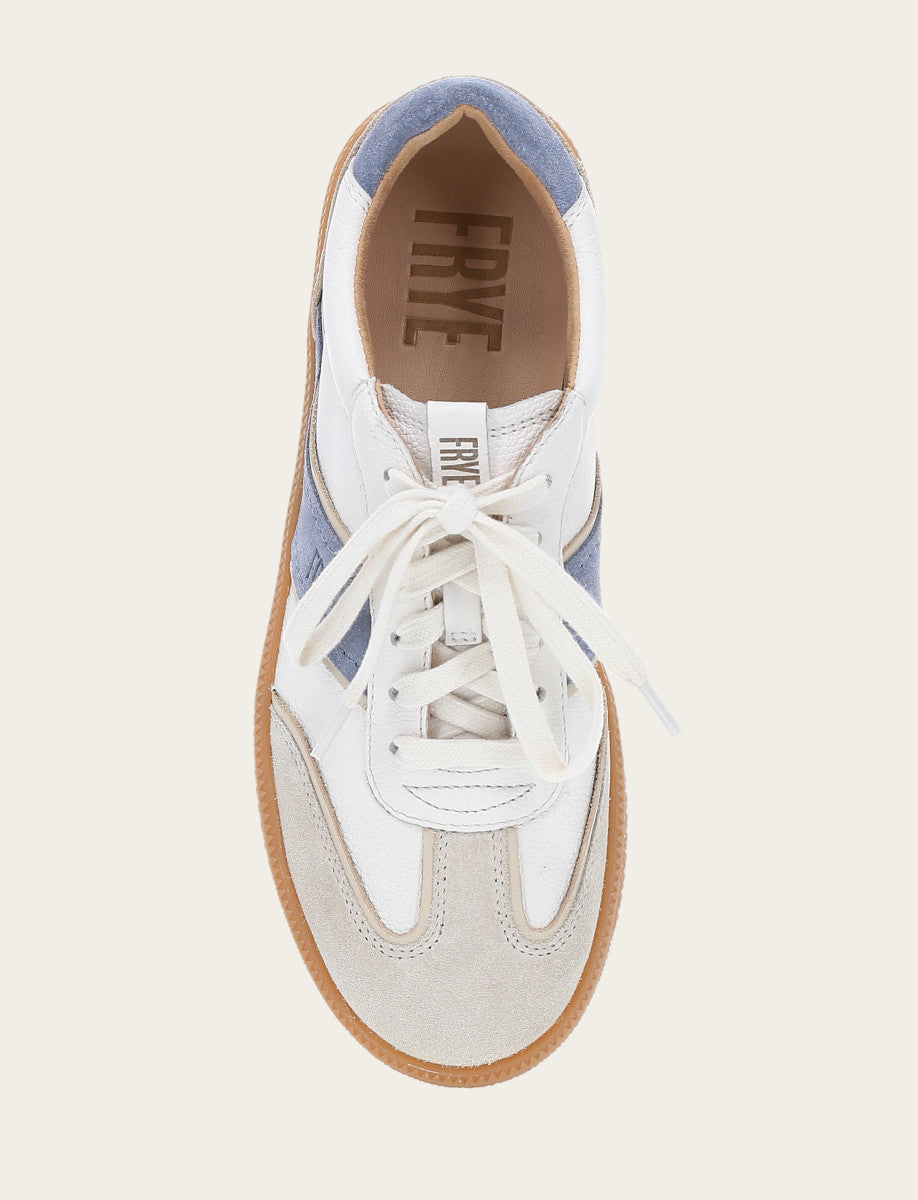 Frye Women's Ivory Azul Milly Low Lace Sneakers / Ivory Azul