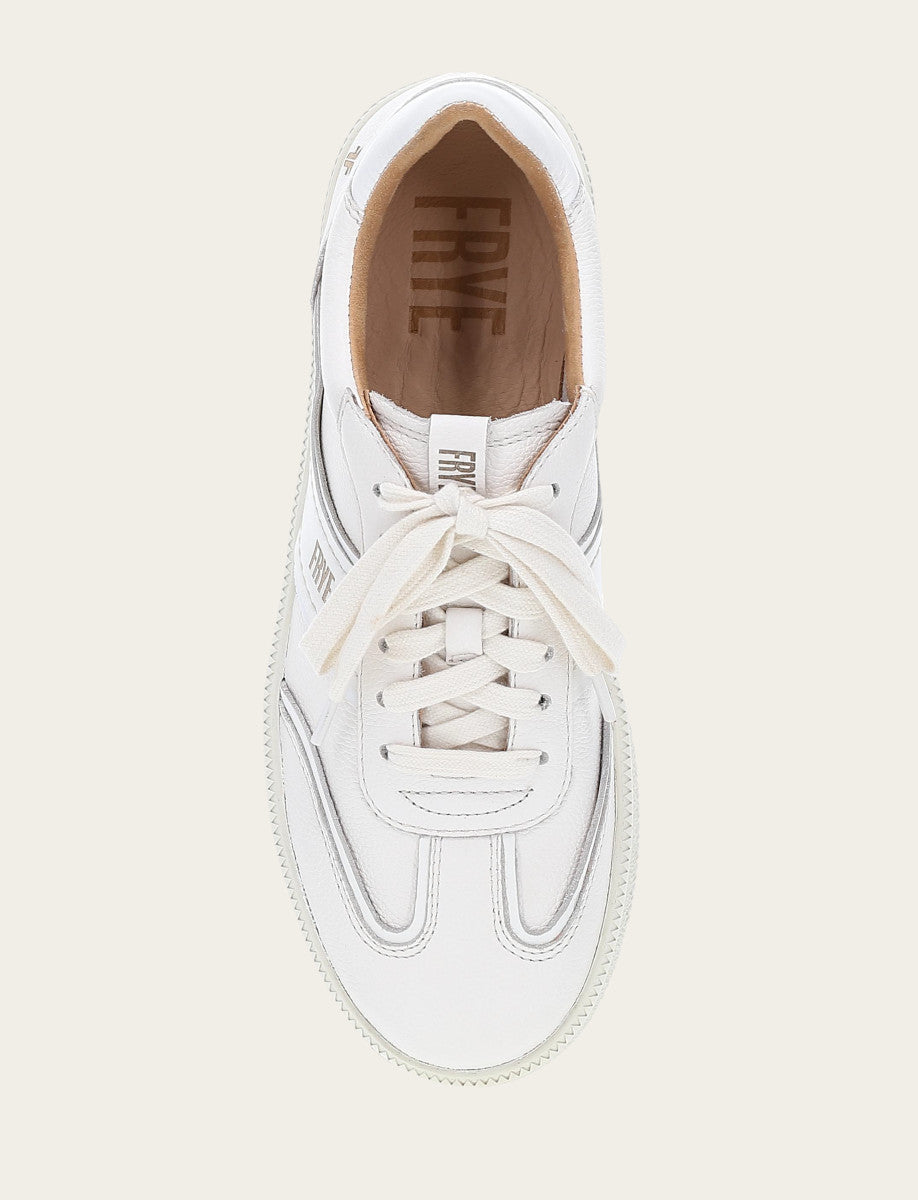 Frye Women's White Milly Low Lace Sneakers / White
