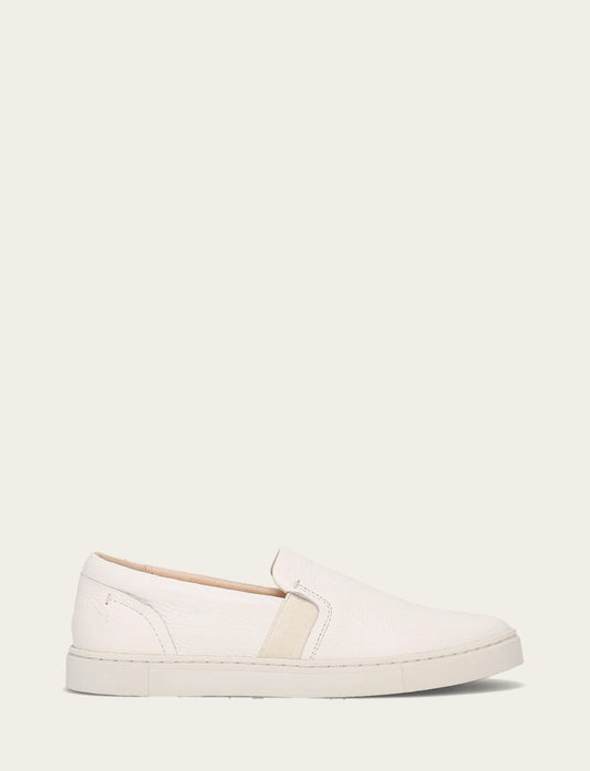 Frye Women's White Ivy Slip On Sneakers / White
