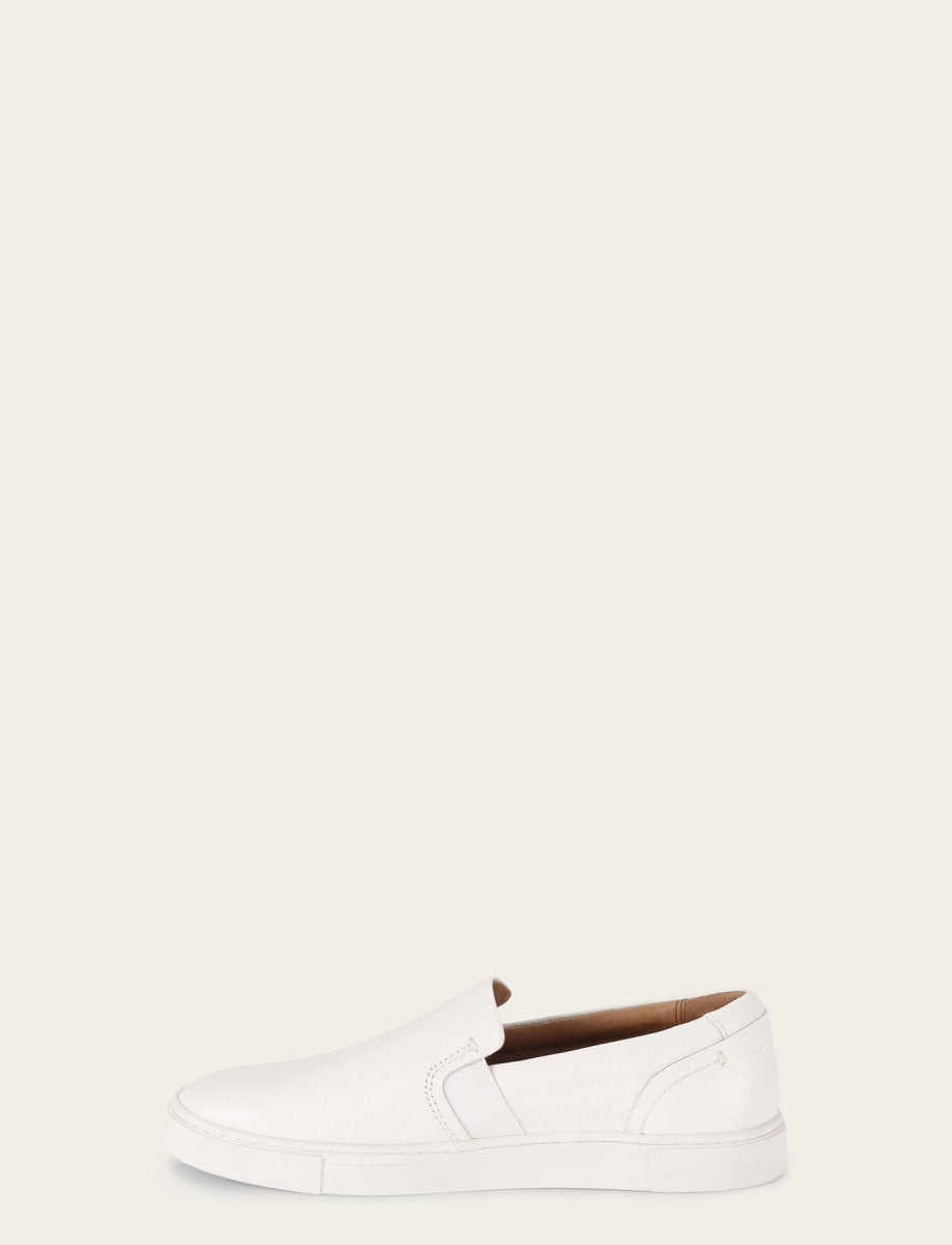 Frye Women's White Ivy Slip On Sneakers / White