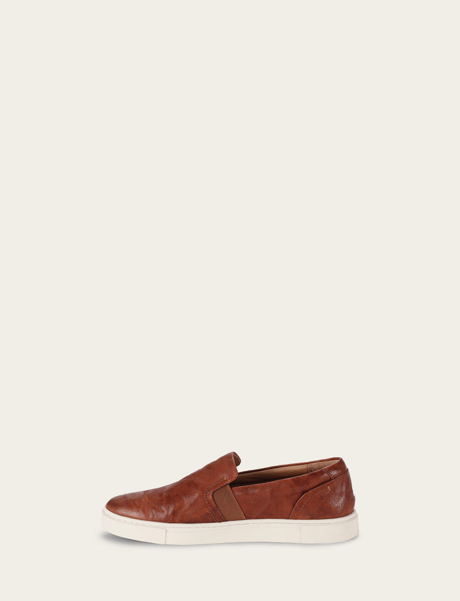 Frye Women's Cognac Ivy Slip On Sneakers / Cognac