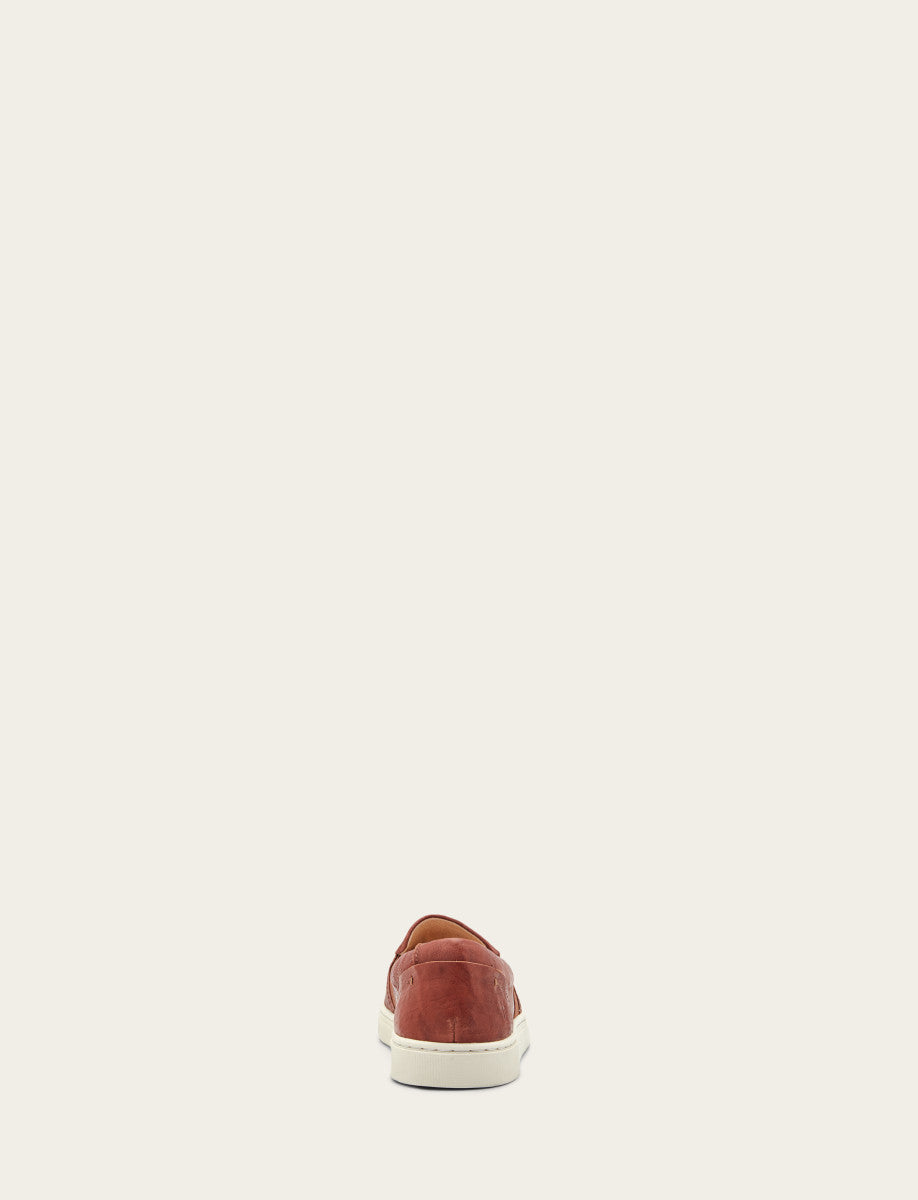 Frye Women's Cognac Ivy Slip On Sneakers / Cognac