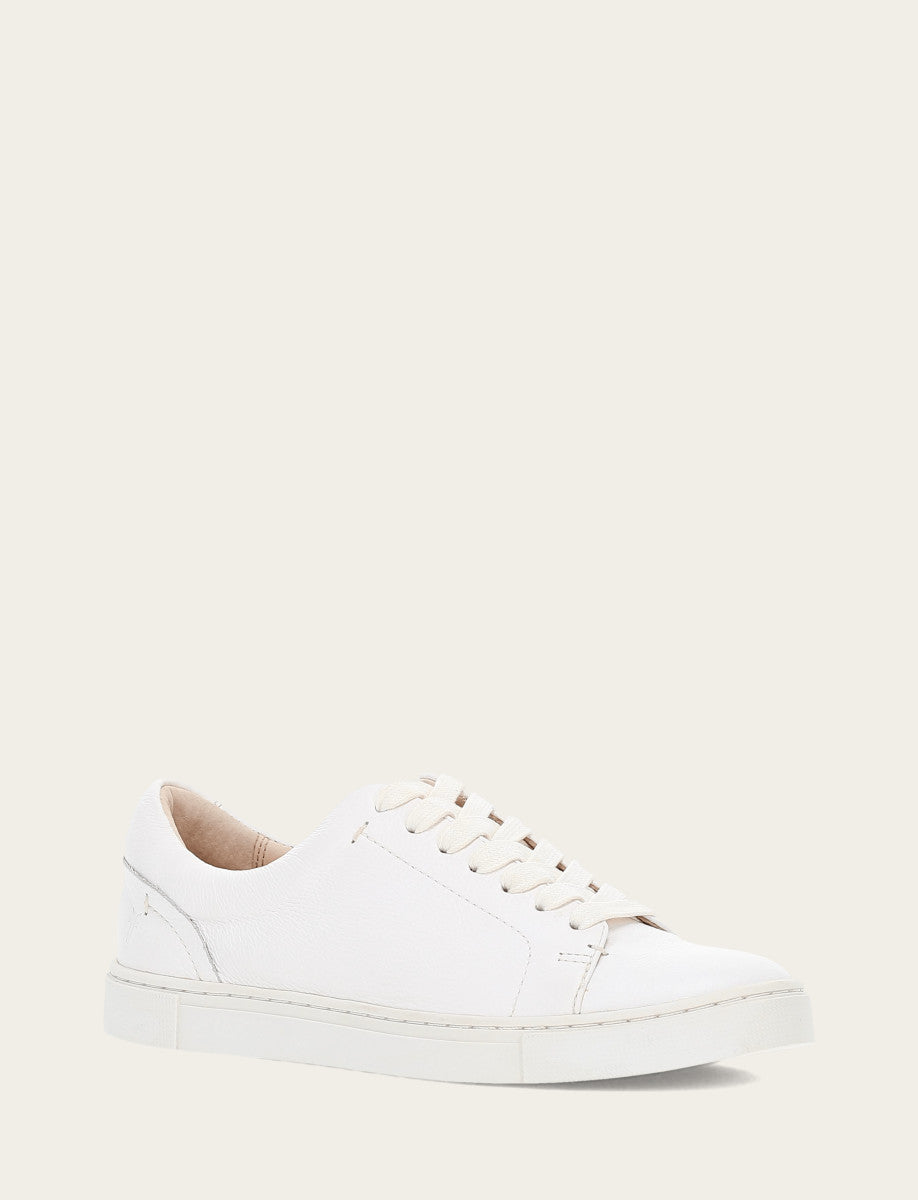 Frye Women's White Ivy Low Lace Sneakers / White