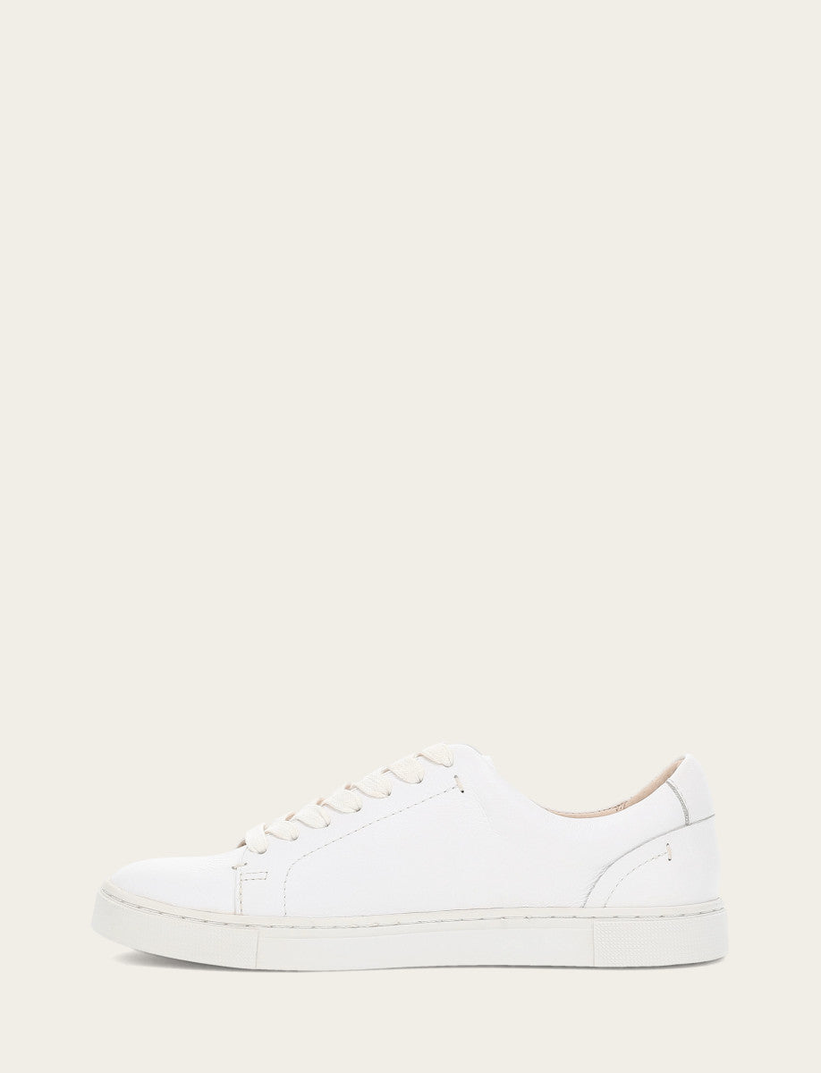 Frye Women's White Ivy Low Lace Sneakers / White