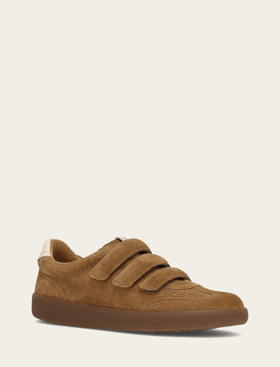 Frye Women's Barley Milly 3 Strap Sneaker / Barley
