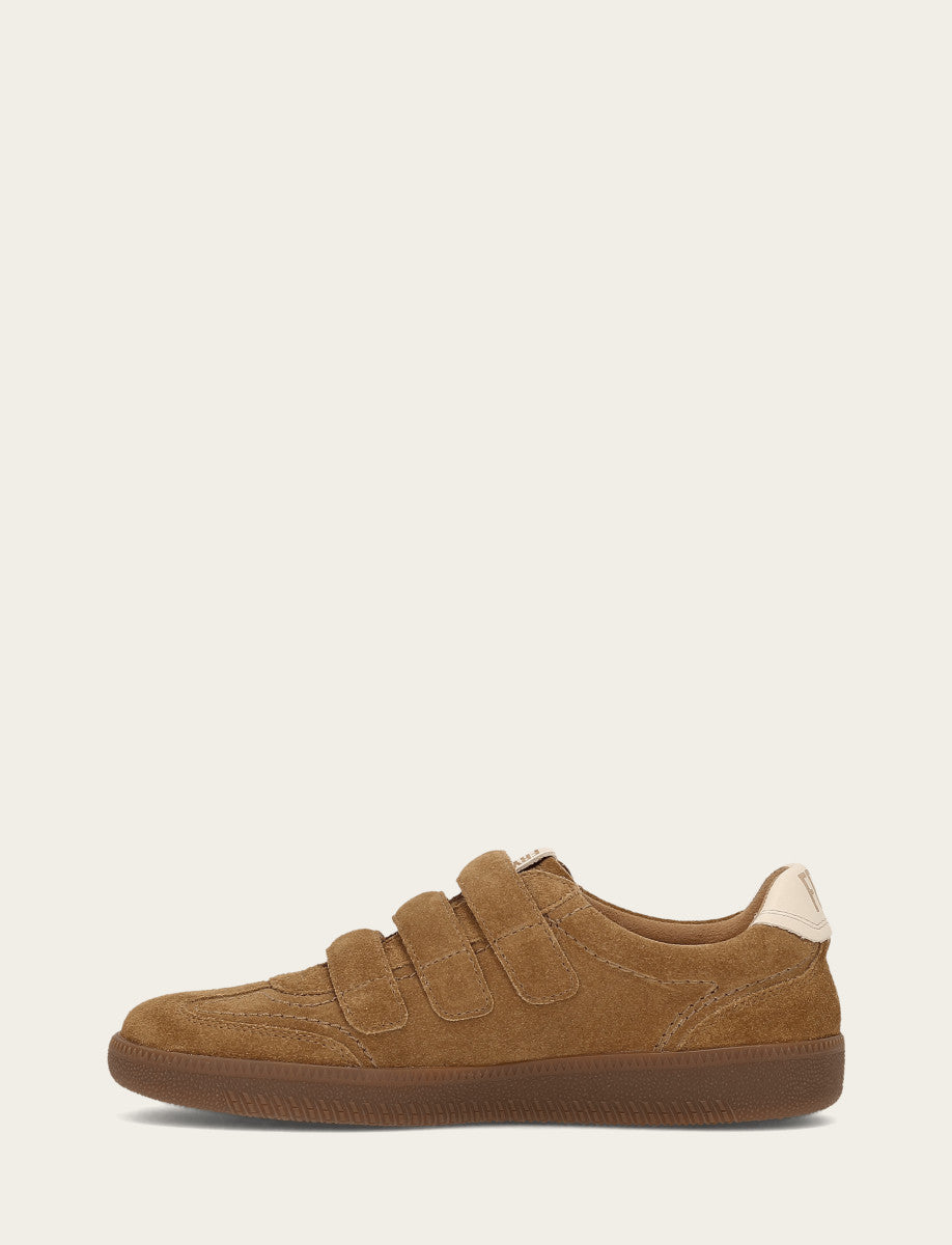 Frye Women's Barley Milly 3 Strap Sneaker / Barley