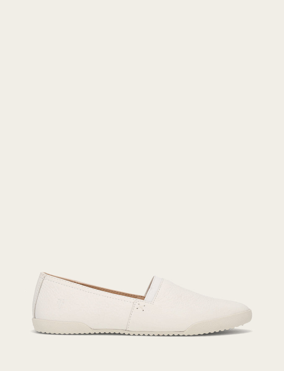 Frye Women's White Melanie Slip On Sneakers / White