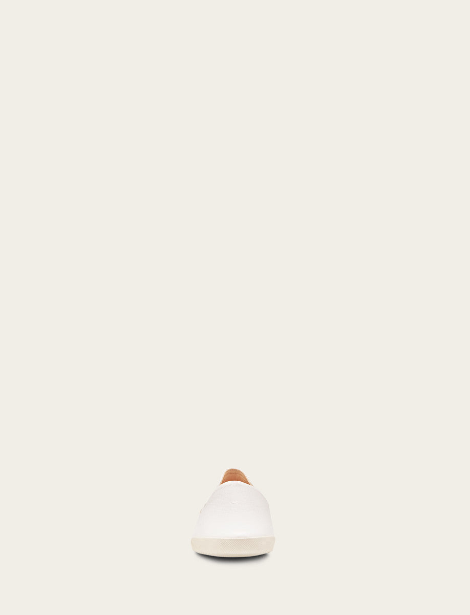 Frye Women's White Melanie Slip On Sneakers / White