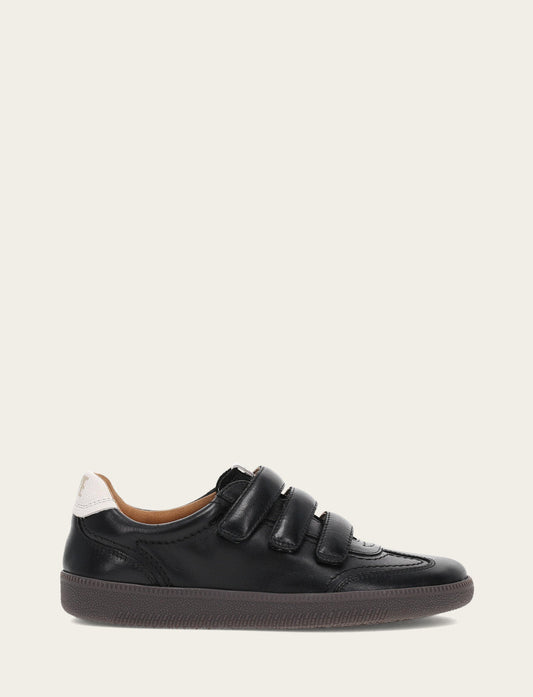 Frye Women's Black Milly 3 Strap Sneakers / Black