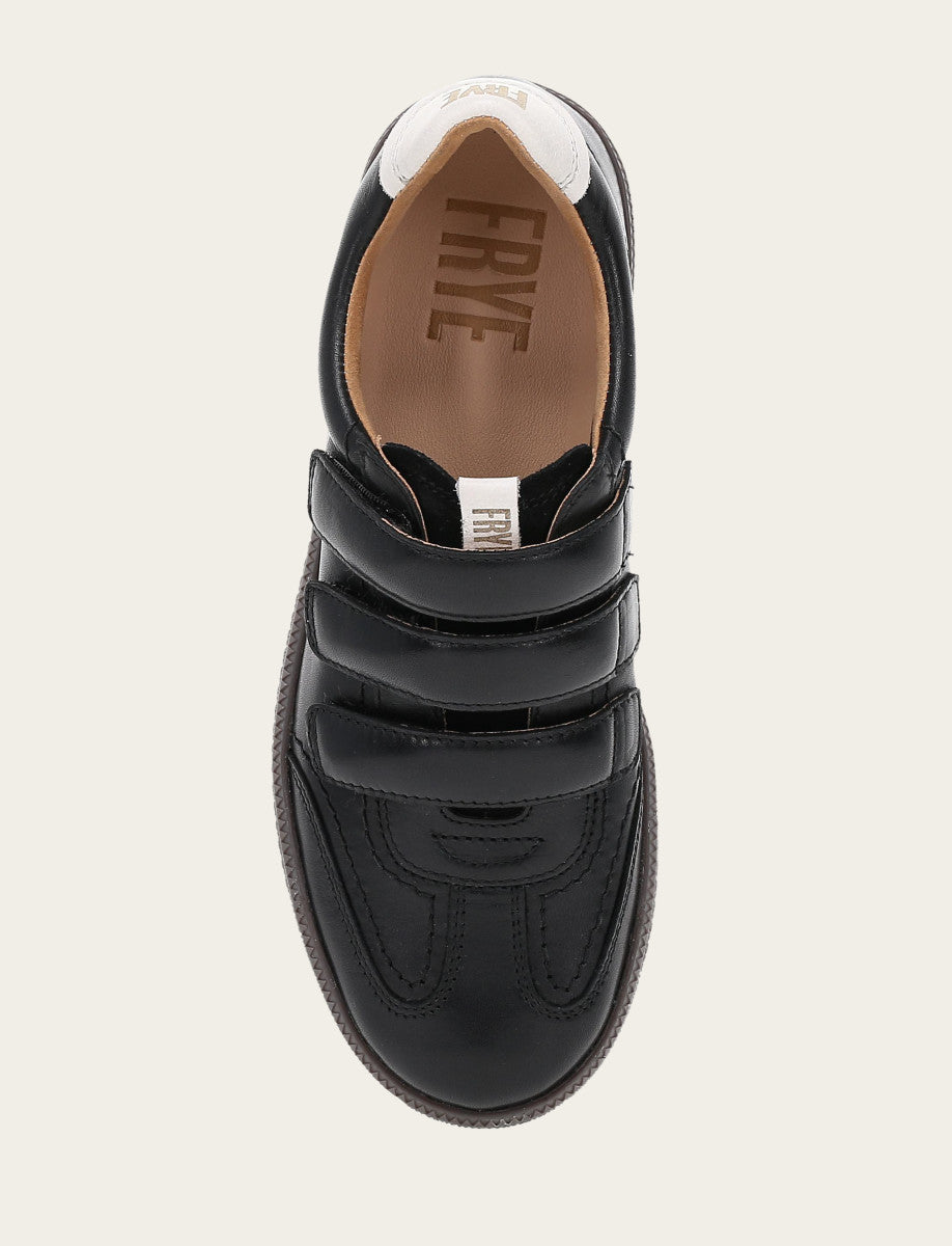 Frye Women's Black Milly 3 Strap Sneakers / Black