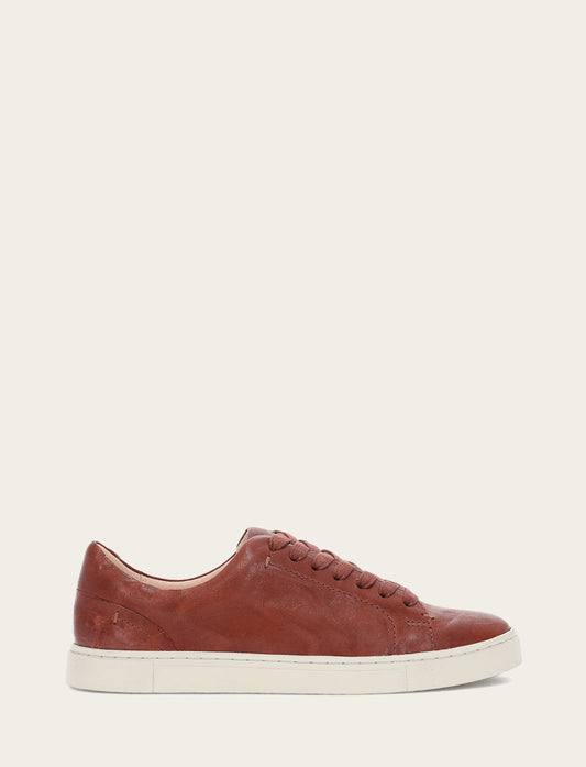 Frye Women's Cognac Ivy Low Lace Sneakers / Cognac