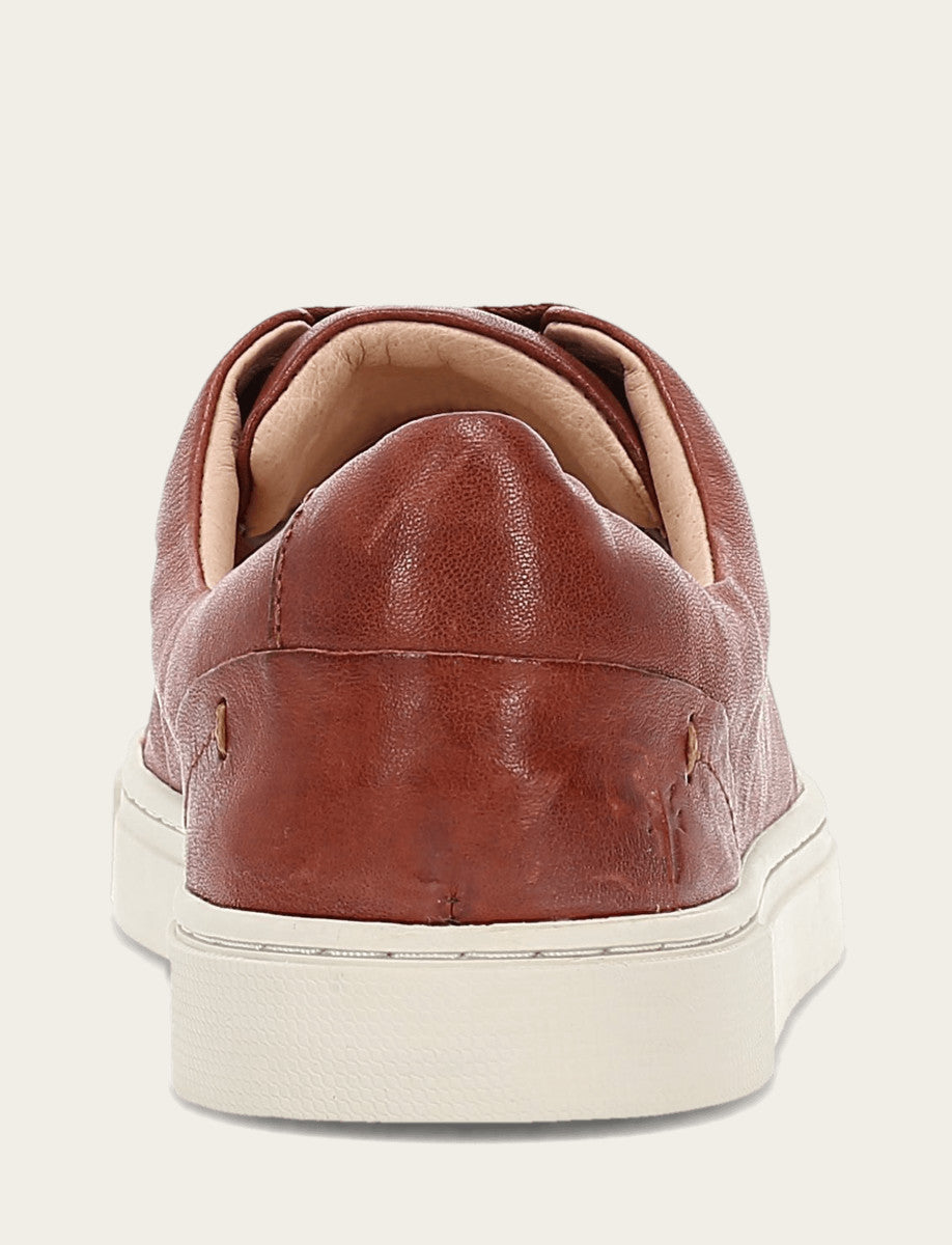 Frye Women's Cognac Ivy Low Lace Sneakers / Cognac