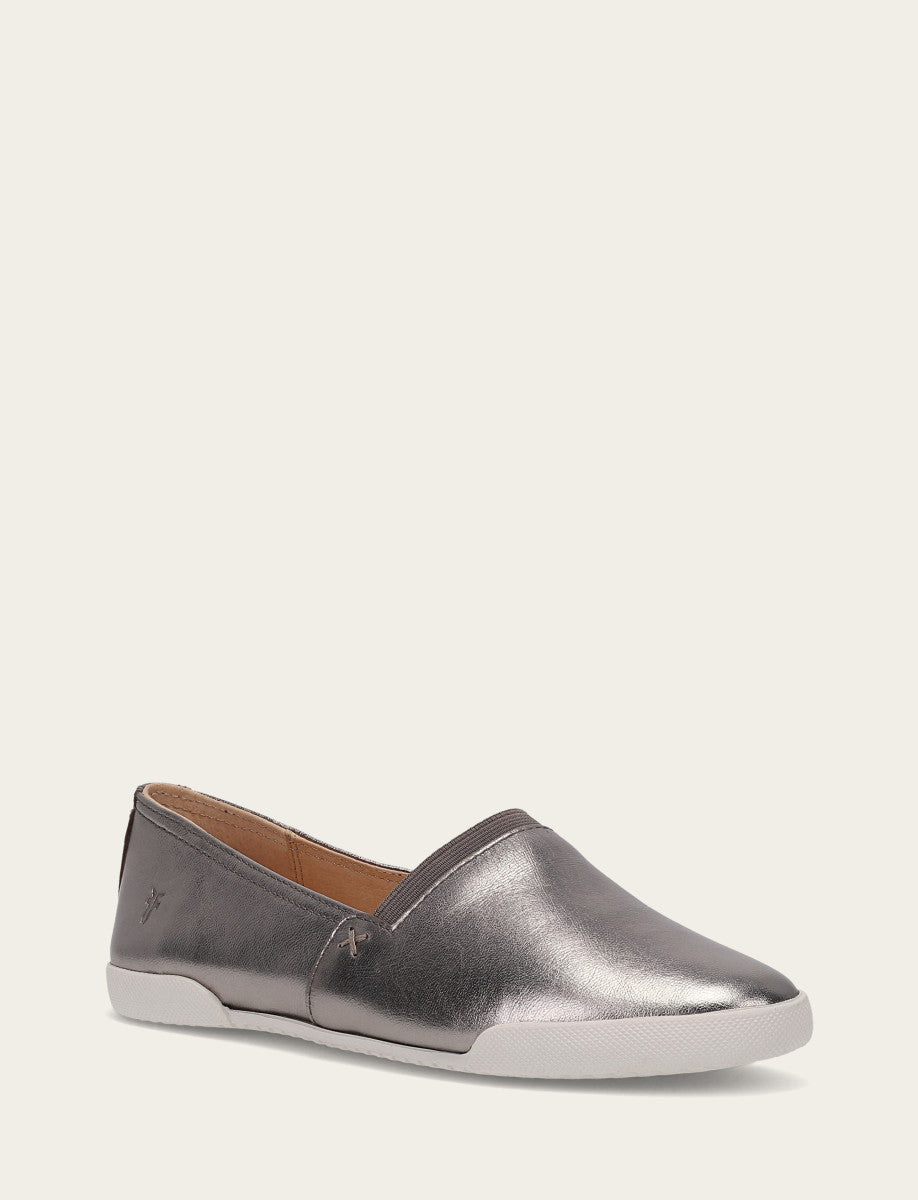 Frye Women's Dark Pewter Melanie Slip On Sneakers / Dark Pewter