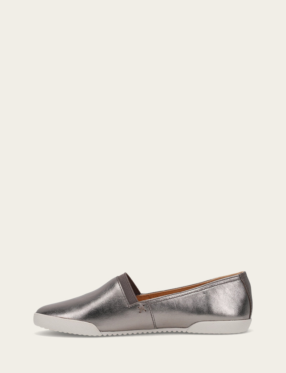 Frye Women's Dark Pewter Melanie Slip On Sneakers / Dark Pewter