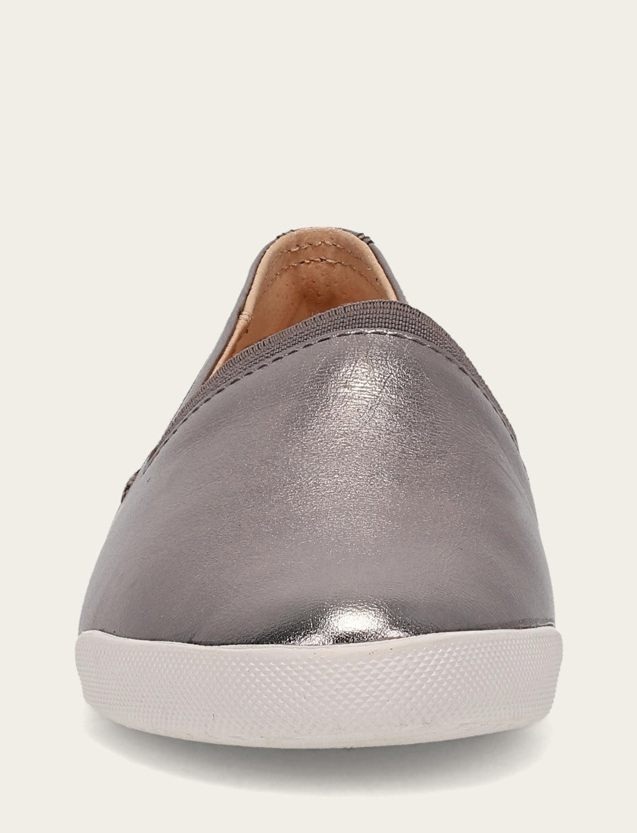 Frye Women's Dark Pewter Melanie Slip On Sneakers / Dark Pewter