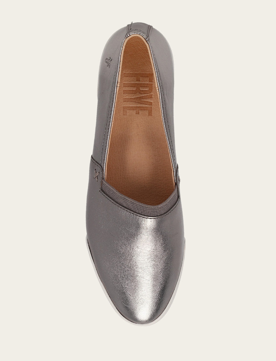 Frye Women's Dark Pewter Melanie Slip On Sneakers / Dark Pewter