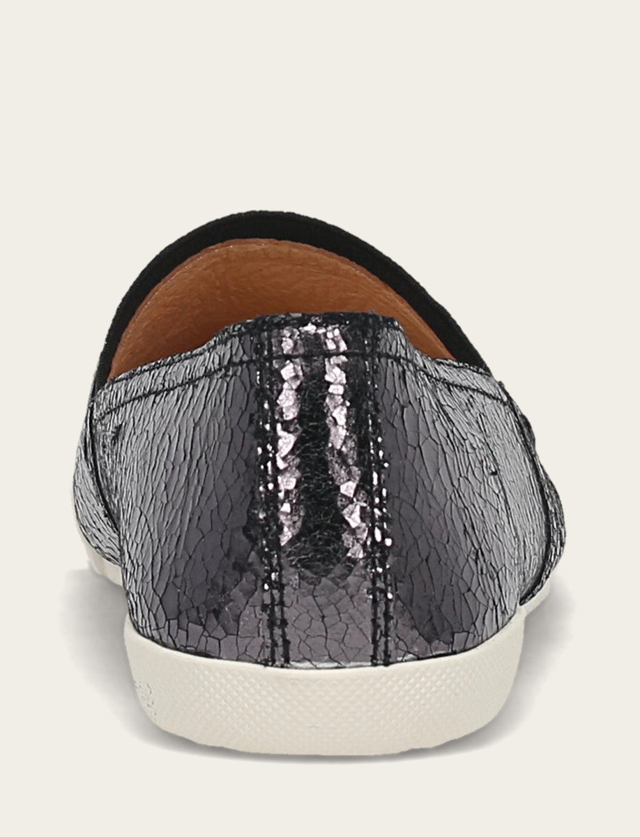 Frye Women's Pewter Mirror Melanie Slip On Sneakers / Pewter Mirror