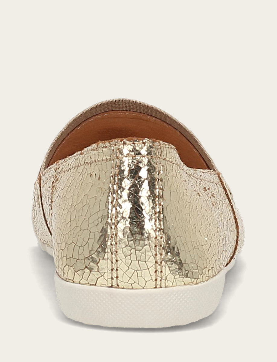 Frye Women's Gold Mirror Melanie Slip On Sneakers / Gold Mirror