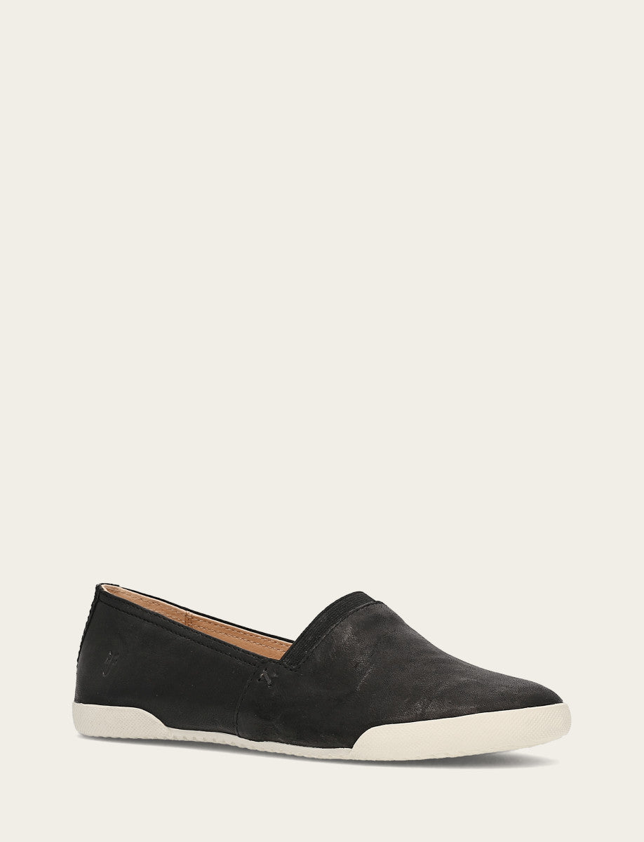 Frye Women's Black Melanie Slip On Sneakers / Black