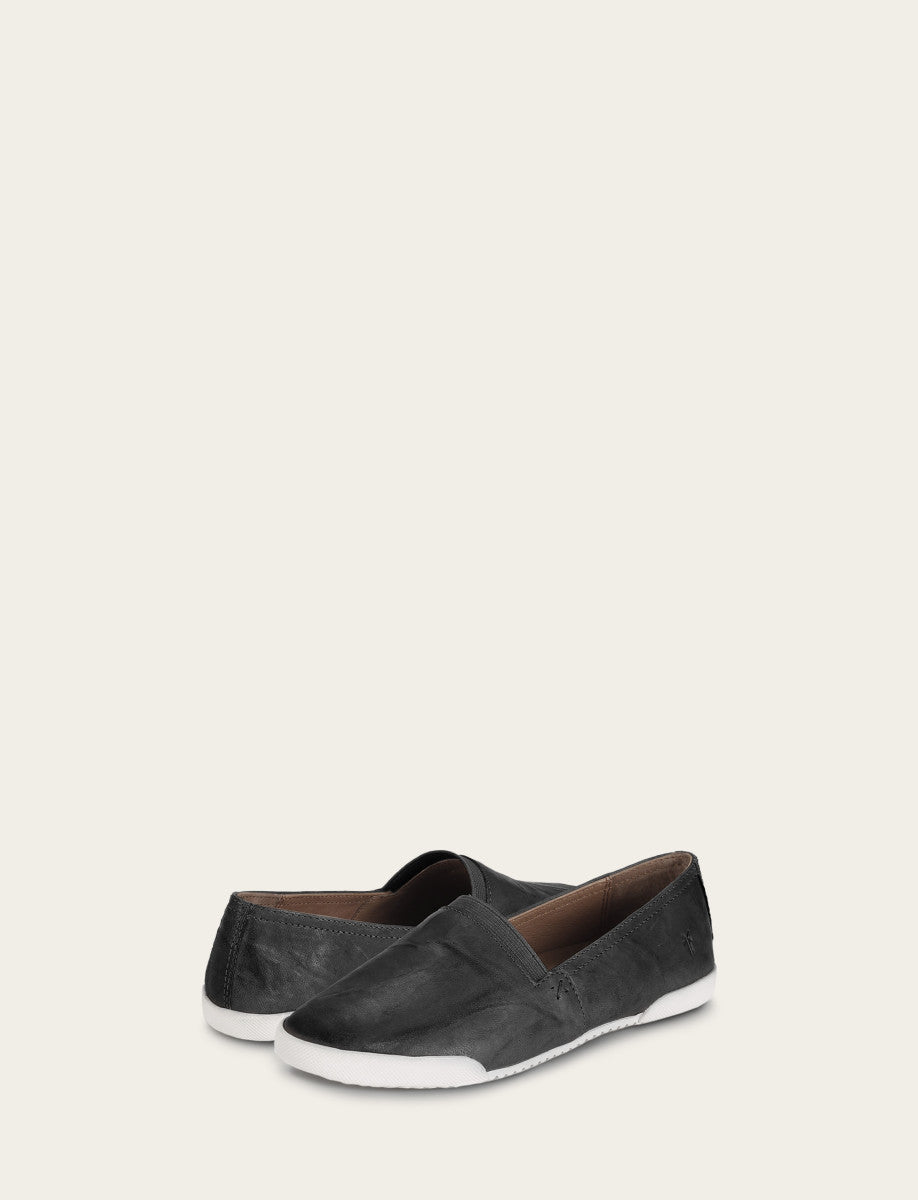 Frye Women's Black Melanie Slip On Sneakers / Black