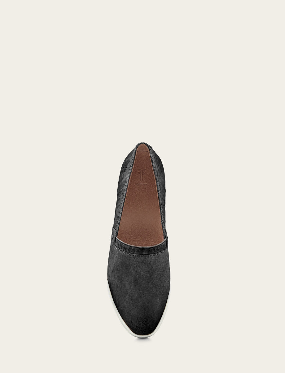 Frye Women's Black Melanie Slip On Sneakers / Black