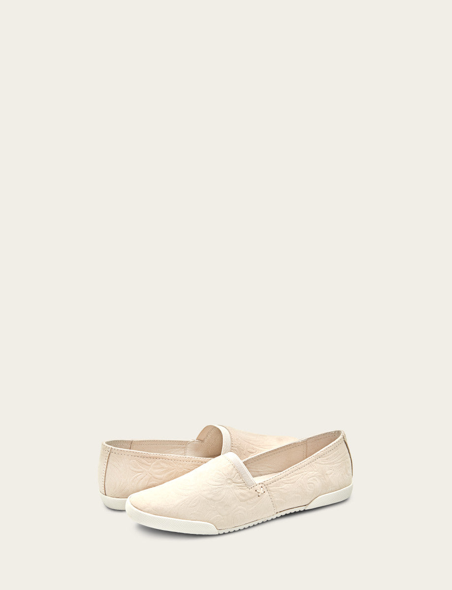 Frye Women's Ivory Melanie Slip On Sneakers / Ivory