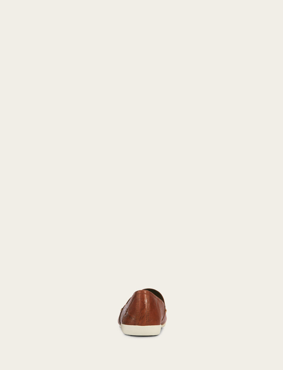 Frye Women's Cognac Melanie Slip On Sneakers / Cognac