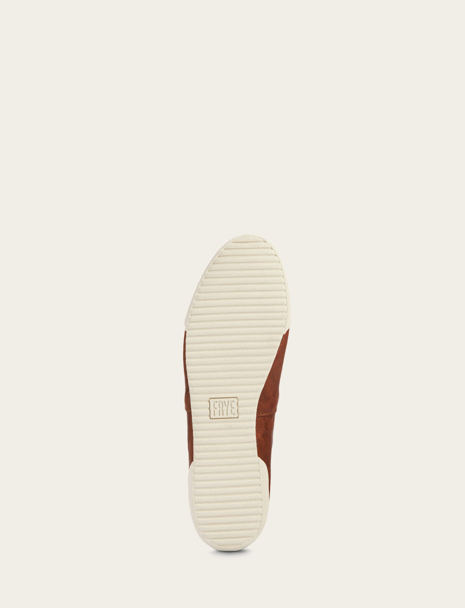 Frye Women's Cognac Melanie Slip On Sneakers / Cognac