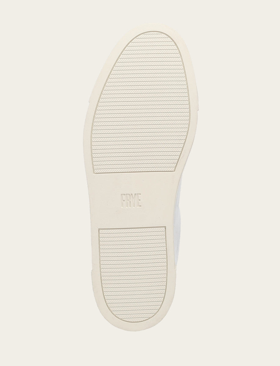 Frye Women's Silver Ivy Low Lace Slip On Sneakers / Silver