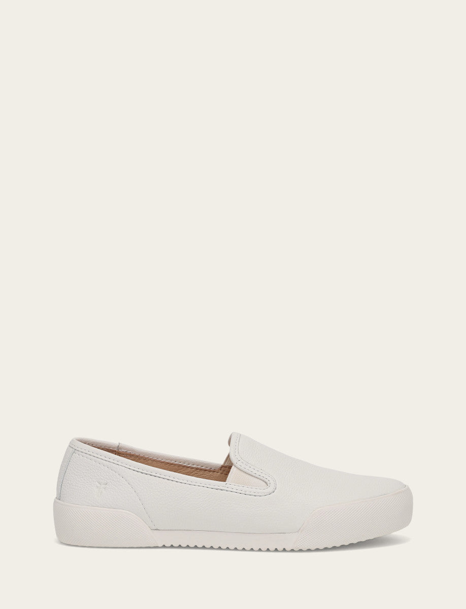 Frye Women's White Mia Slip On Sneakers / White
