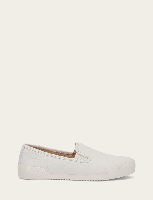 Frye Women's White Mia Slip On Sneakers / White